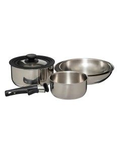 Batterie De Cuisine 6 Pièces En Inox Five