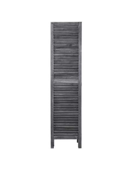 Paravent En Bois 170x120 Camila Gris Atmosphera