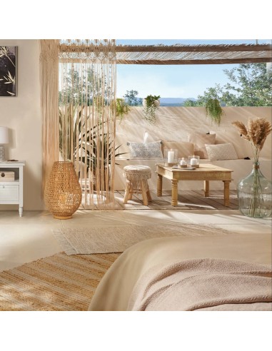 Lampe À Poser Etel H55 Beige Atmosphera