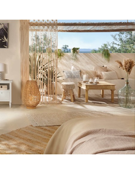 Lampe À Poser Etel H55 Beige Atmosphera