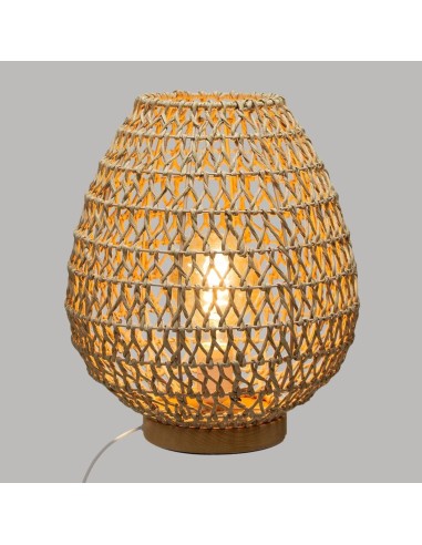 Lampe À Poser Etel H35 Beige Atmosphera