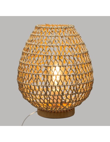 Lampe À Poser Etel H35 Beige Atmosphera