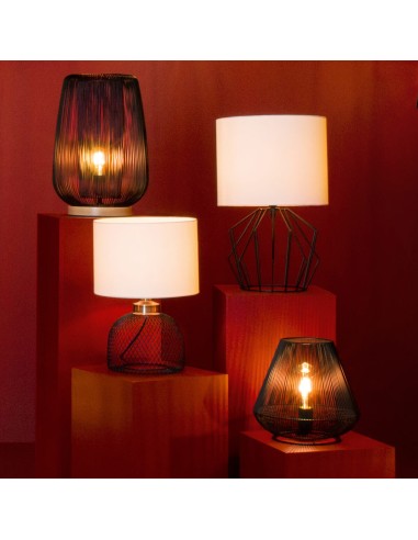 Lampe À  Poser Noda H40 Noire Atmosphera