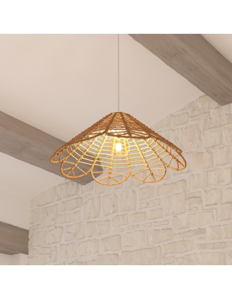 Suspension Folk D58 Beige Atmosphera