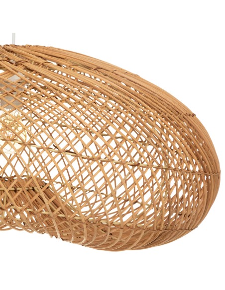 Suspension Jeny D68 En Rotin Beige Atmosphera