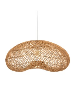 Suspension Jeny D68 En Rotin Beige Atmosphera