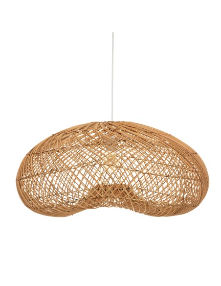 Suspension Jeny D68 En Rotin Beige Atmosphera