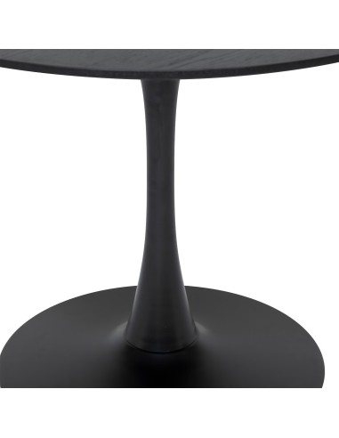 Table À Dîner Elias D100 Noire Atmosphera