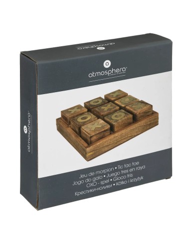 Jeu De Morpion Oscar 23x23 Beige Atmosphera