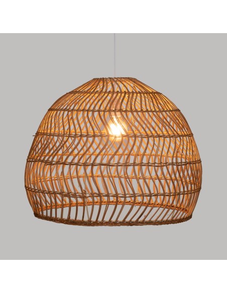 Suspension Joy D58 En Rotin Naturel Atmosphera