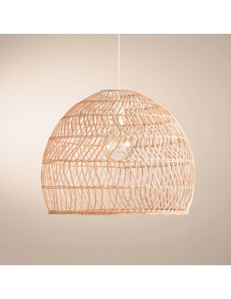Suspension Joy D58 En Rotin Naturel Atmosphera