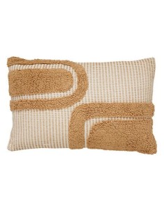 Coussin Décoratif Poppy 38x58 Beige Atmosphera