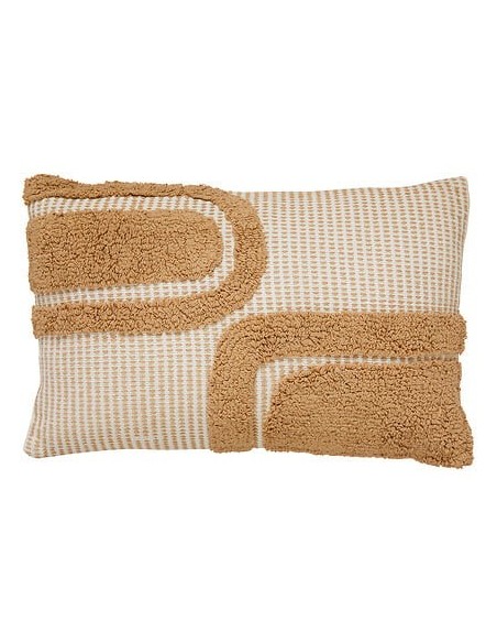 Coussin Décoratif Poppy 38x58 Beige Atmosphera