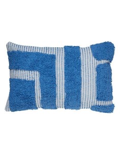 Coussin Décoratif Poppy 38x58 Bleu Atmosphera