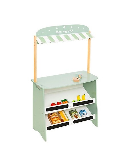 Marchande Pour Enfants Aksel En Bois Vert Atmosphera For Kids
