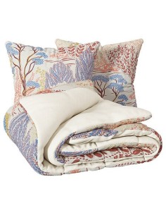 Parure De Lit Imprimée Walaa 240x220 Beige Atmosphera