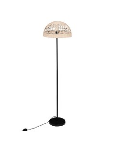 Lampadaire Droit Rory En Rotin Naturel Atmosphera