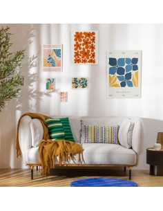 Coussin Décoratif Jacquard Disso 30x50 Multicolore Atmosphera 2