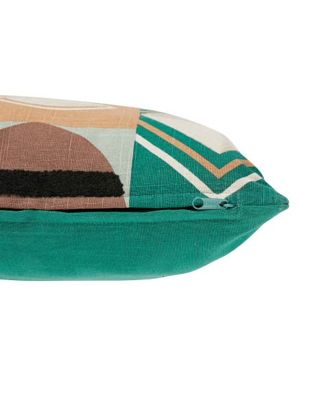 Coussin Décoratif Brodé Malakite 30x50 Vert Atmosphera