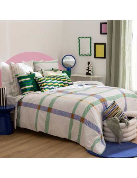 Parure De Lit Imprimée Ritchi 240x220 Multicolore Atmosphera