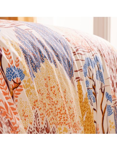 Parure De Lit Imprimée Walaa 240x220 Beige Atmosphera