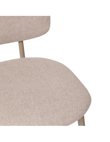 Lot De 4 Chaises De Bar Haute Kamili Beige Atmosphera