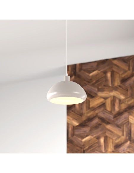 Suspension Savio D27 En Métal Beige Atmosphera