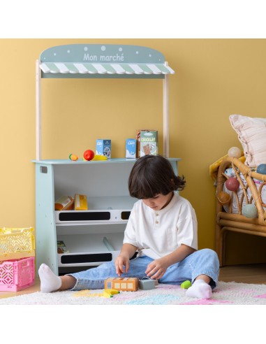 Marchande Pour Enfants Aksel En Bois Vert Atmosphera For Kids