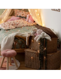 Tabouret En Forme De Fleur Bouclette Rose Atmosphera For Kids 2