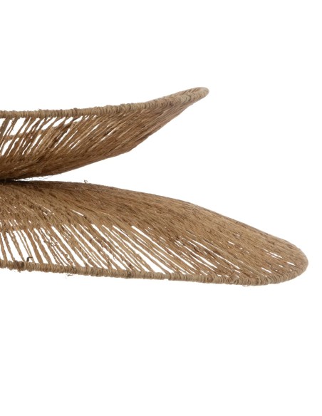 Suspension Alara D69 En Métal Et Jute Beige Atmosphera