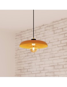 Suspension Jody D35 En Verre Ambre Atmosphera 2