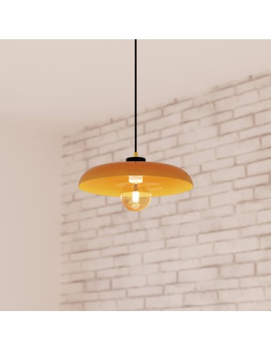 Suspension Jody D35 En Verre Ambre Atmosphera