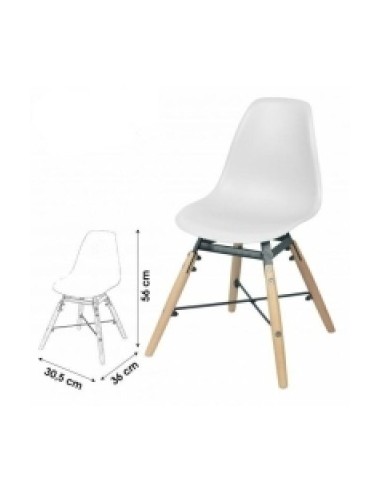 Chaise Pour Enfant Blanche Judy Wild