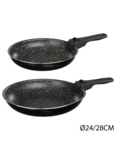 Lot De 2 Poêles 24 et 28 En Aluminium Five