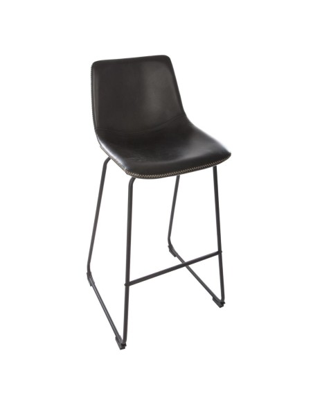 Lot De 2 Tabourets De Bar Loïs Noir Atmosphera