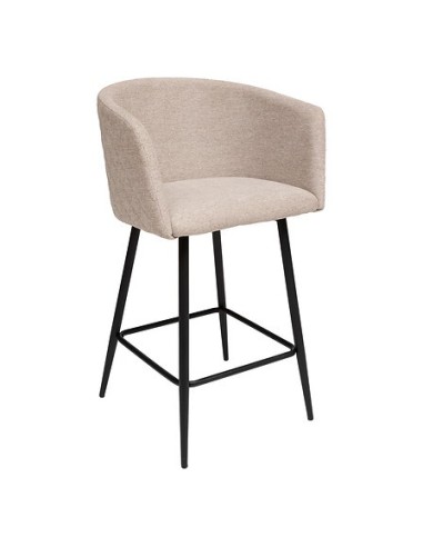 Lot De 2 Fauteuils De Bar Marlo Beige Atmosphera