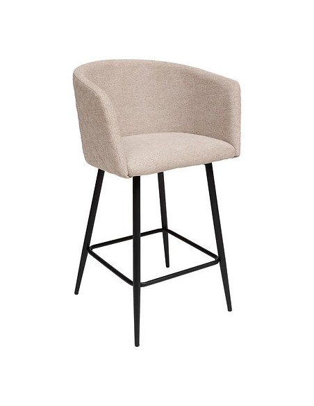 Lot De 2 Fauteuils De Bar Marlo Beige Atmosphera