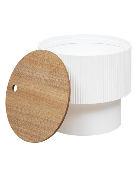 Table À Café Enola D38 Blanche Atmosphera