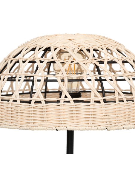 Lampe Droite Rory En Rotin Naturel Atmosphera