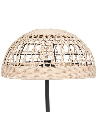 Lampadaire Droit Rory En Rotin Naturel Atmosphera