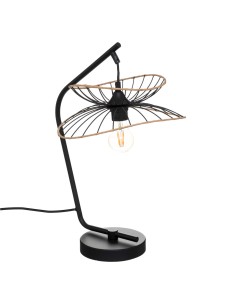 Lampe Arc Alara En Métal Noire Atmosphera