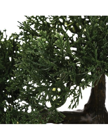 Bonsaï Artificiel En Pot Céramique Noir Atmosphera