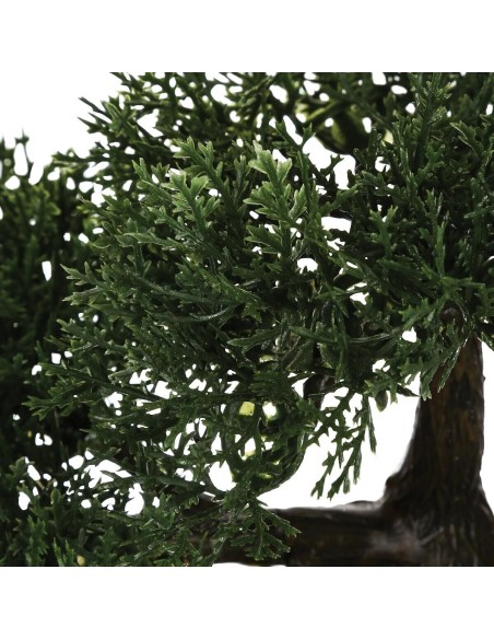 Bonsaï Artificiel En Pot Céramique Noir Atmosphera