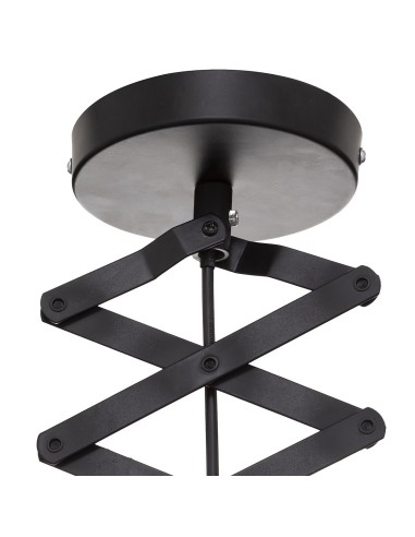 Suspension Lahti En Métal Noir Atmosphera