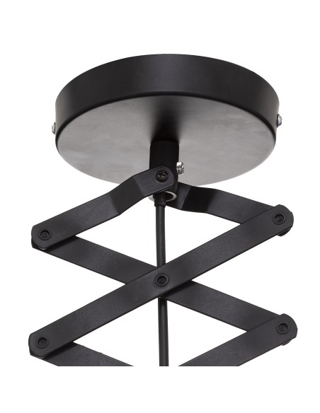 Suspension Lahti En Métal Noir Atmosphera