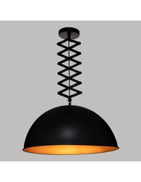 Suspension Lahti En Métal Noir Atmosphera