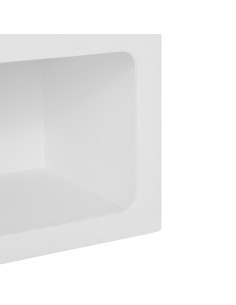 Table De Chevet 2 Niches Soleya Blanc Atmosphera 2