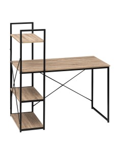 Bureau Avec Étagères Aliaj Noir Five