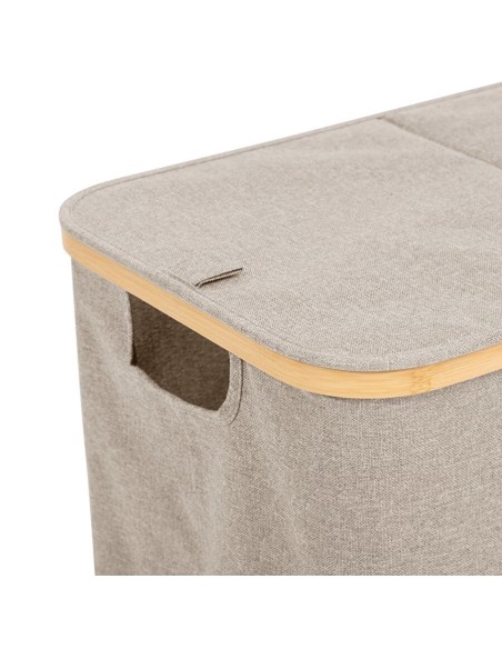 Panier À Linge Tidy Box 80l Beige Five