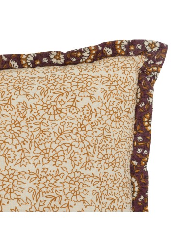 Coussin Décoratif Réversible Indie Beige Atmosphera